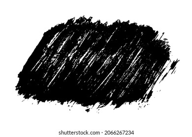 Black brush strokes isolated on white. Ink splatter. Paint droplets. Digitally generated image. Vector design elements, illustration, EPS 10.