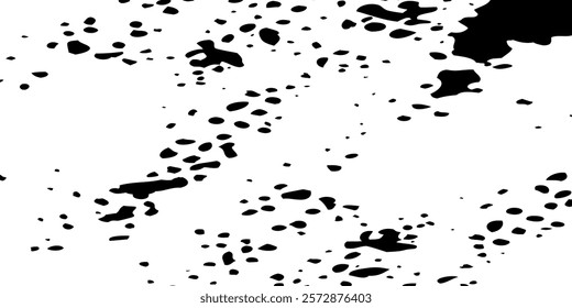 Black Brush strokes isolated on white background. Brush strokes grunge background. Vector brush stroke texture.