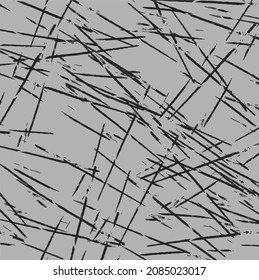 schwarze Pinselstriche auf grauem Hintergrund, handgezeichnet, farbiger Hintergrund
