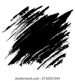 Pinceladas negras sobre un fondo claro para crear una textura única para los diseños