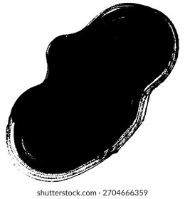 Pinceladas negras y de pincel sobre un fondo negro de textura ideal para diseños grunge