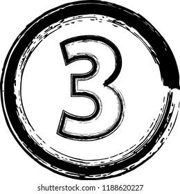 Black Brush style figure