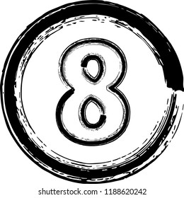 Black Brush style figure