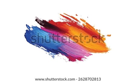 Black brush texture on plain background. Ink splatter design ideal for creative artwork and abstract composition. Suitable for print web and graphic resources.
