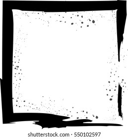 black brushed Frame