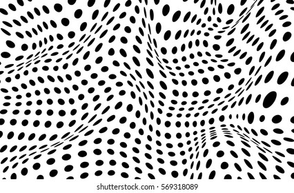 black bubbles on white background