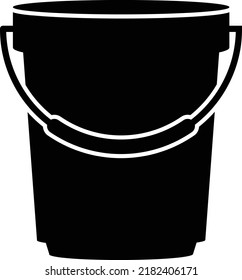 Vektorsymbol des Schwarzen Eimers