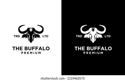 black buffalo vector logo design