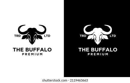 black buffalo vector logo design