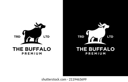 black buffalo vector logo design