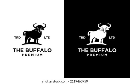 black buffalo vector logo design