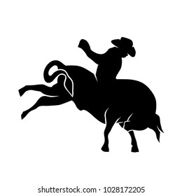 black bull riding logo