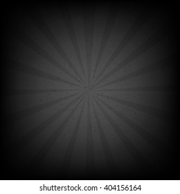 Black Burst Grunge Background With Gradient Mesh, Vector Illustration