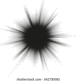 Black burst splatter background. EPS 10 vector file included