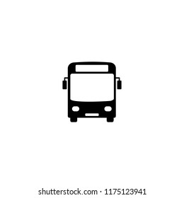black bus icon
