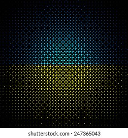 Black business abstract background with color gradients. Modern vector illustration.