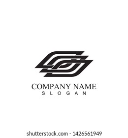 black Business Finance Logo template vector icon design