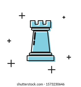 Black Business strategy icon isolated on white background. Chess symbol. Game, management, finance.  Vector Illustration