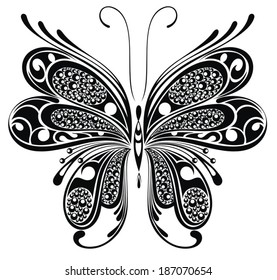 Black butterfly