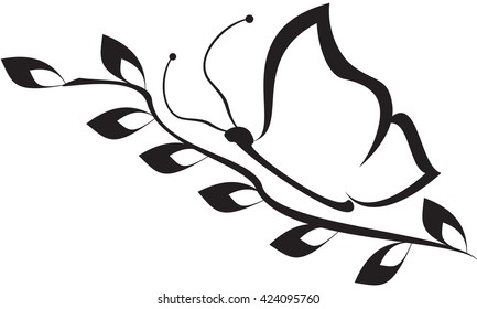 Black butterfly