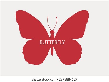 black butterfly hand drawn design