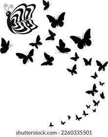 Black Butterfly svg, Butterfly vector illustration, butterfly logo svg