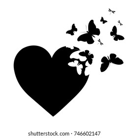 Free Free Butterfly Heart Svg 42 SVG PNG EPS DXF File