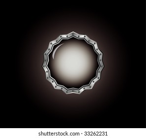 black button