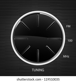 Black button player