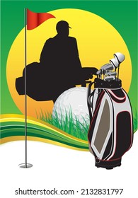 logo caddie Stock Illustration