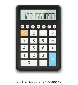 Black calculator