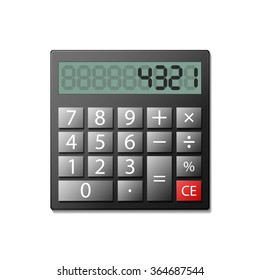Black calculator