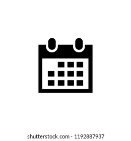 black calendar icon