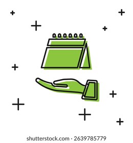 Black Calendar icon isolated on white background. Event reminder symbol.  Vector
