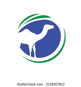 Schwarzes Kamelelement Symbol Vektorgrafik Design-Vorlage Web