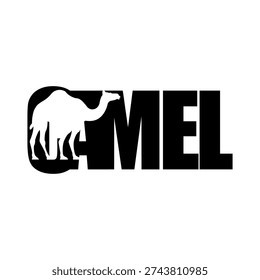 Black camel logo with bold MEL text