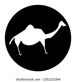 black camel white icon