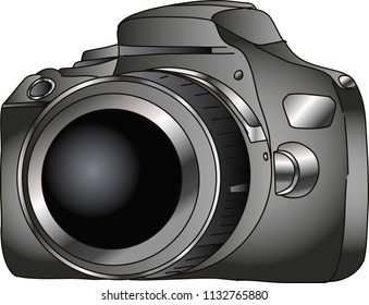 black camera photo