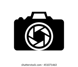 black camera photography photograph photographer lens image vector icon logo
