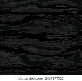 fondo de camuflaje negro, elegante patrón oscuro moderno, Ilustración vectorial