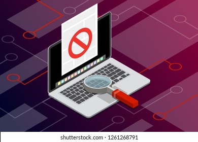 black campaign politics for election or vote on online news vector illustration