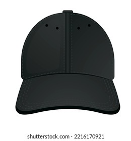 parodia de la gorra negra sobre fondo blanco