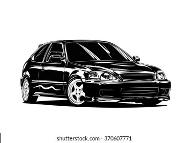 Black car