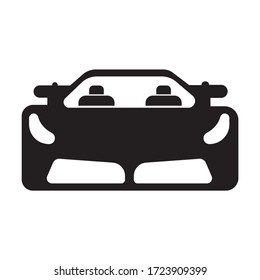 Vector de diseño de iconos de camión negro