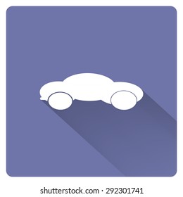 black car. icon. vector design