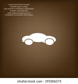 black car. icon. vector design