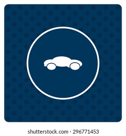black car. icon. vector design