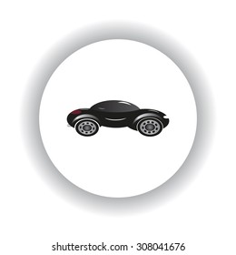 black car. icon. vector design