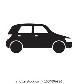 black car icon- vector illustration