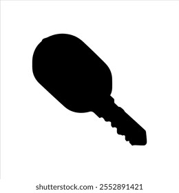 Black  car keys silhouette vector illustration on white background